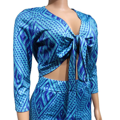 African Women Fashion Tops And Pants Set - Alsy store