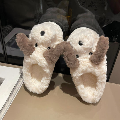 Fashion Home Puppy Cotton Slippers - Alsy store