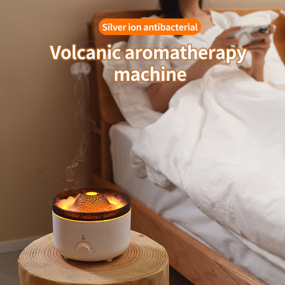 Mute Of New Small Simulated Flame Volcano Humidifier