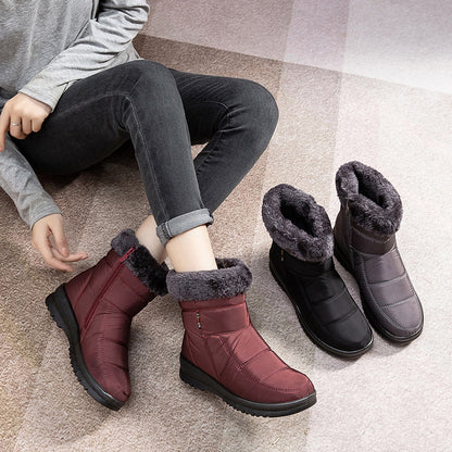 Winter Snow Boots Winter Warm Shoes For Women Low Heel Boots - Alsy store