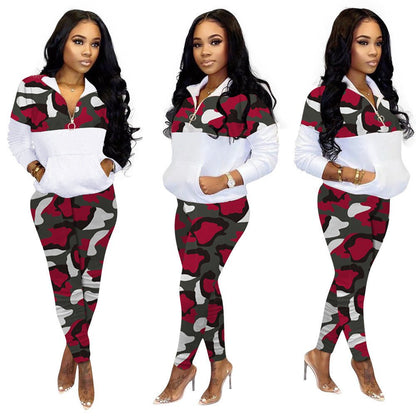 Camouflage fashion casual suit - Alsy store