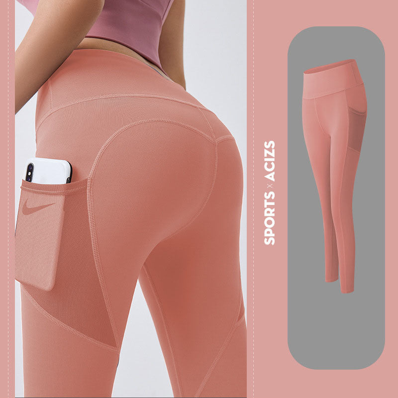 Yoga Pants Women With Pocket Leggings Sport Girl Gym Leggings Women Tummy Control Jogging Tights Female Fitness Pants - Alsy store