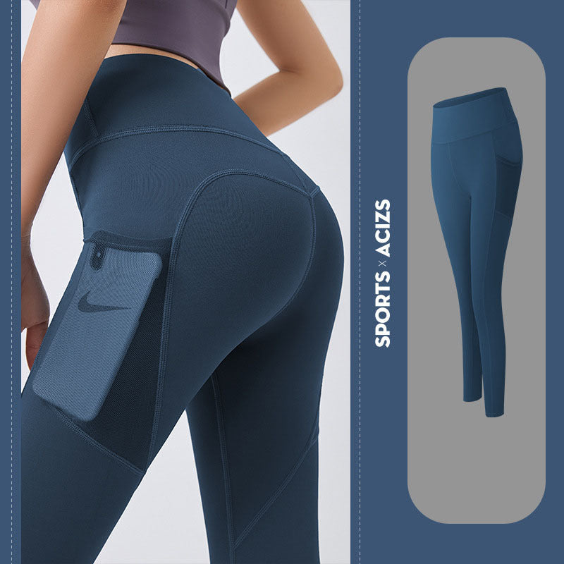 Yoga Pants Women With Pocket Leggings Sport Girl Gym Leggings Women Tummy Control Jogging Tights Female Fitness Pants - Alsy store