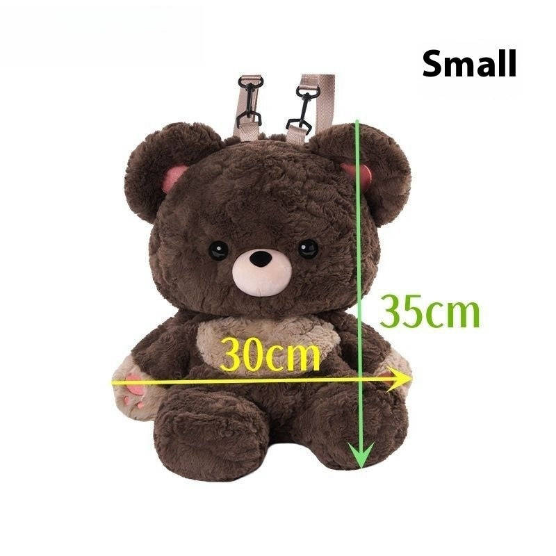 Love Bear Cute Plush Bag Backpack - Alsy store