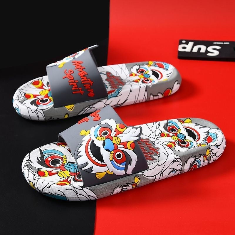 Home Bathroom Non-slip Sandals For Men And Women Couple Slippers