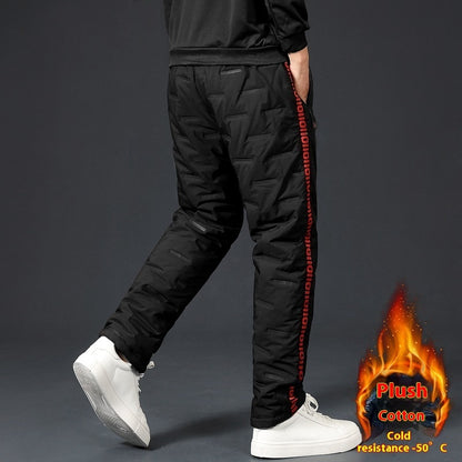 Spring, Autumn And Winter Sports Pants Padded Fleece Trousers