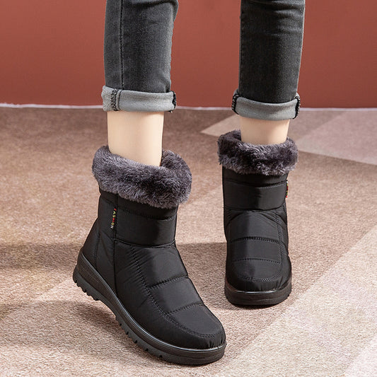 Winter Snow Boots Winter Warm Shoes For Women Low Heel Boots - Alsy store