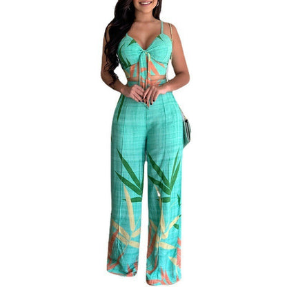 Printed Casual Pants Set For Women - Alsy store