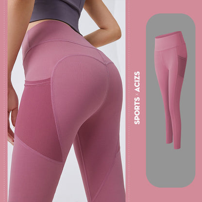 Yoga Pants Women With Pocket Leggings Sport Girl Gym Leggings Women Tummy Control Jogging Tights Female Fitness Pants - Alsy store