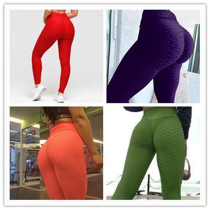 Booty Lifting Anti Cellulite Scrunch Leggings Without Pocket - Alsy store