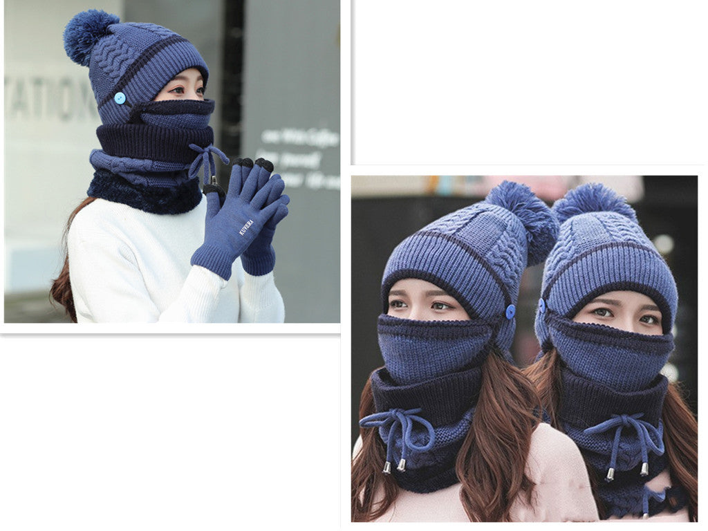 Plus velvet thick bib mask - Alsy store