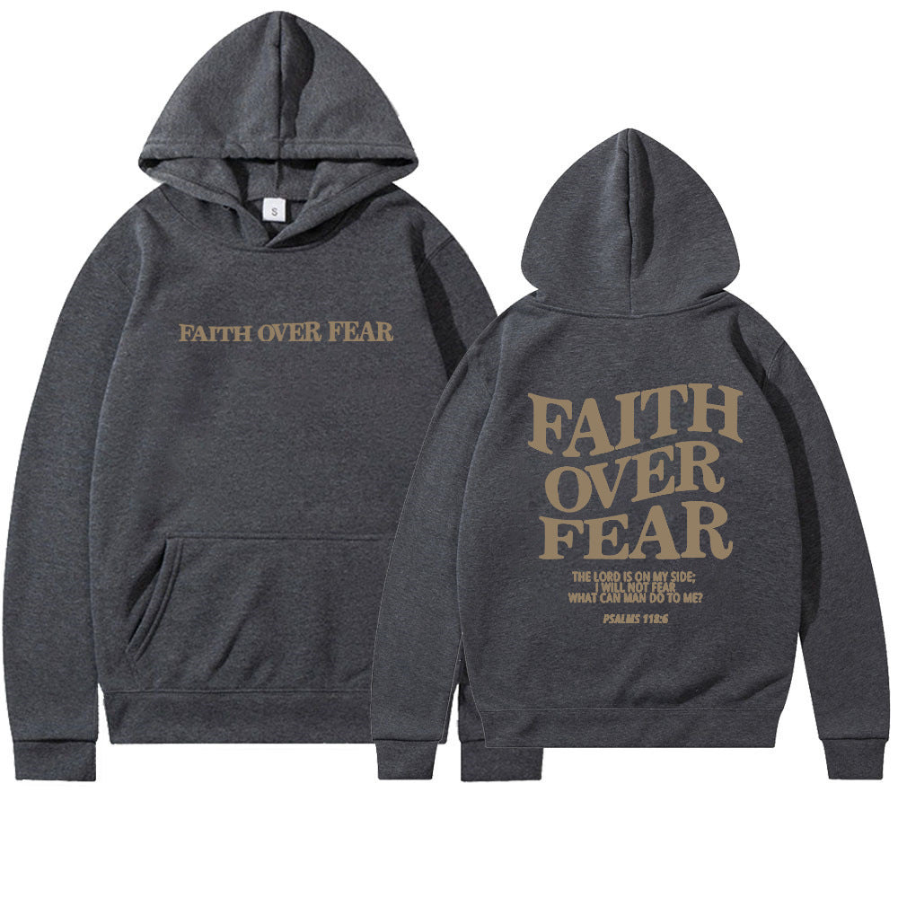 Faith Over Fear Men's And Women's Hoodies Sweater - Alsy store