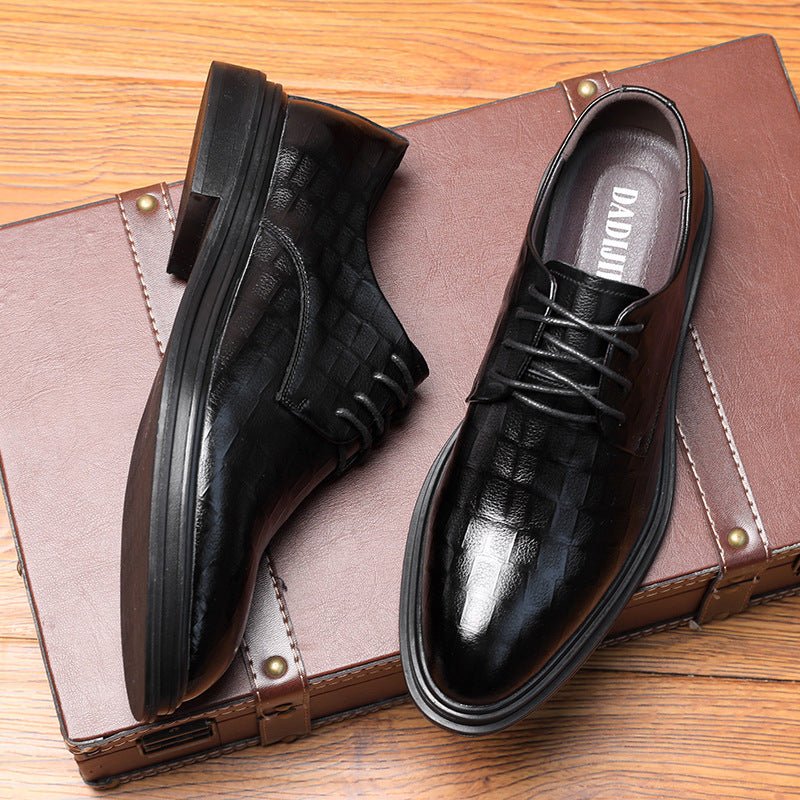 Autumn New British Men's Casual Leather Shoes Men's Plus Size Genuine Leather Business Men's Shoes