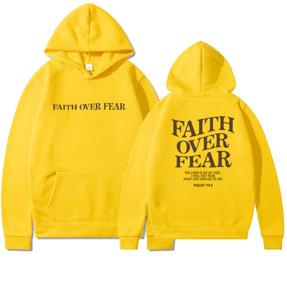 Faith Over Fear Men's And Women's Hoodies Sweater - Alsy store