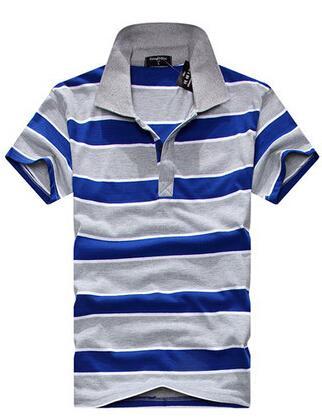 Stripe Men Polo Shirt - Alsy store