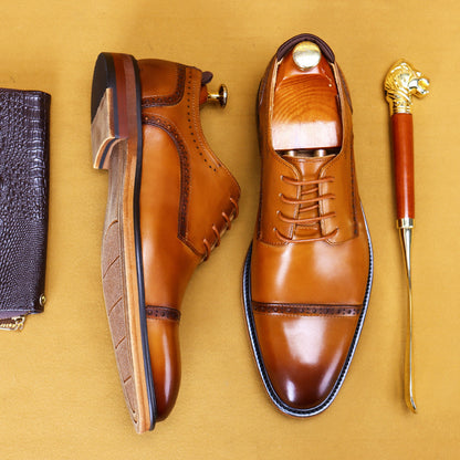 Men's Leather Shoes Business British Men's Shoes