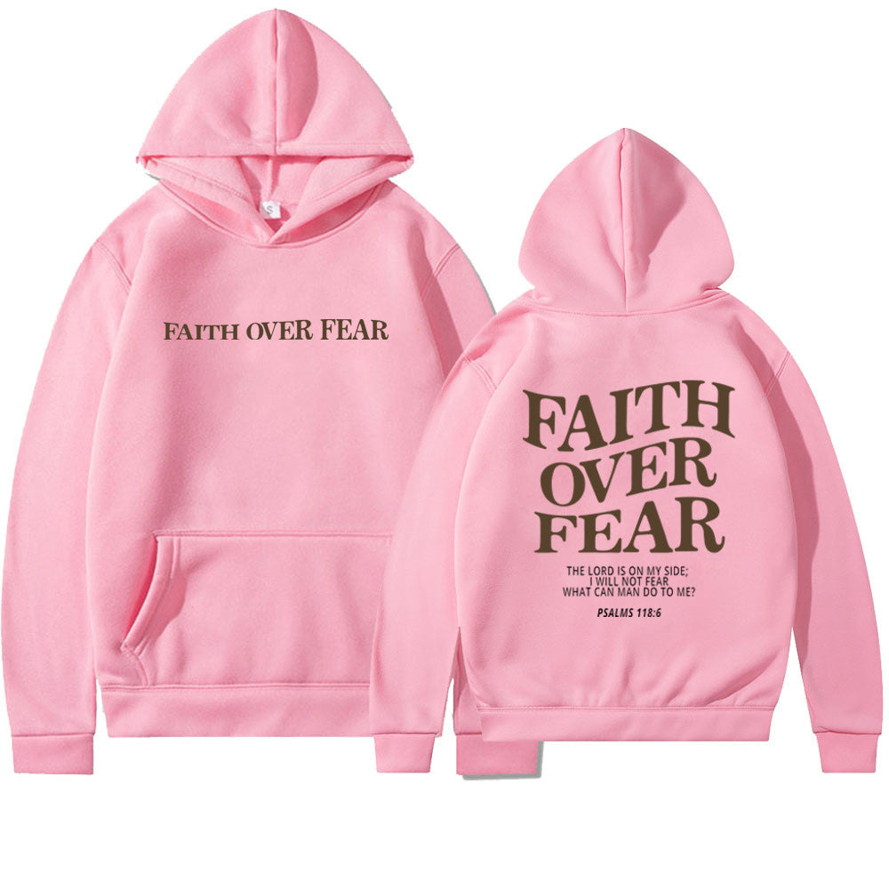 Faith Over Fear Men's And Women's Hoodies Sweater - Alsy store