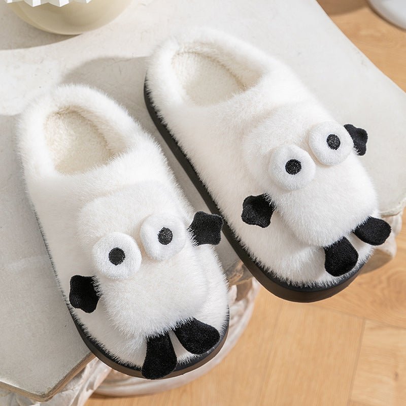 Briquette Couple Household Thermal Cotton Slippers - Alsy store