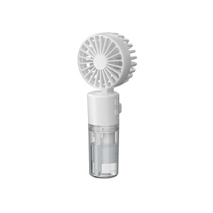 Portable Handheld Spray Fan 4-Speed Water Spray Mist Fan Summer Cooling Artifact USB Charging Summer Supplies Outdoor Mini Fan