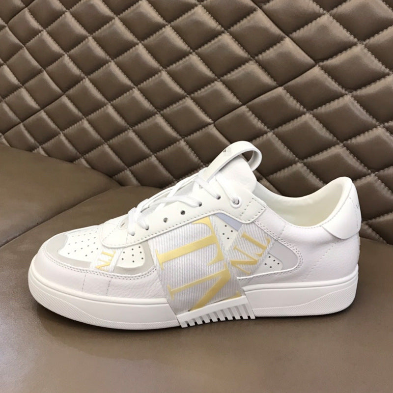 European and American thick-soled casual shoes 2025 new letters fashion height sneaker Joker mesh breathable lightweight cross-border Alsy store