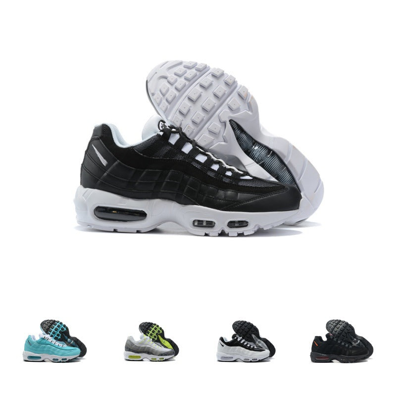 European Cross-Border Air Max95 Men's Shoes Full-Length Air Cushion Running Shoes Cushioning and Heightening Casual Shoes Factory Wholesale Alsy store