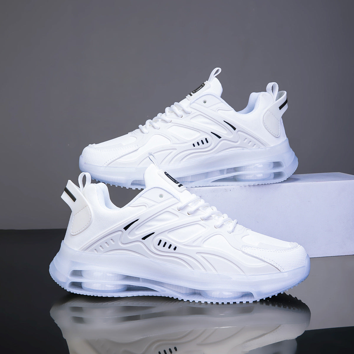 Men's New Fashionable Casual sneaker Soft Bottom Increased Comfortable Interior Non-slip Wear-resistant Shock-absorbing Running Shoes Alsy store