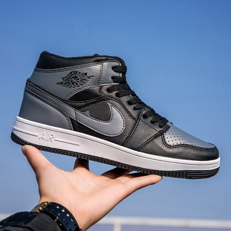 AJ Spring Couple Genuine aj1 Black and White Panda Putian Shoes High-top Air Force One Men's Shoes Basketball Sports Board Shoes Alsy store