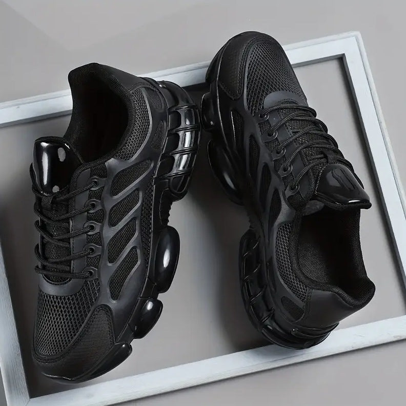 Men's Shoes New Summer Mesh Breathable Thin Thick-Soled Sports Shoes Versatile Casual Mesh Shoes Heightening Dad Shoes Alsy store