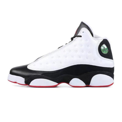 Aj13 Basketball Shoes Black and White Panda Men's Shoes Chinese Navy Blue Obsidian Qiao 13 High-top Sports Pure Original Putian Alsy store