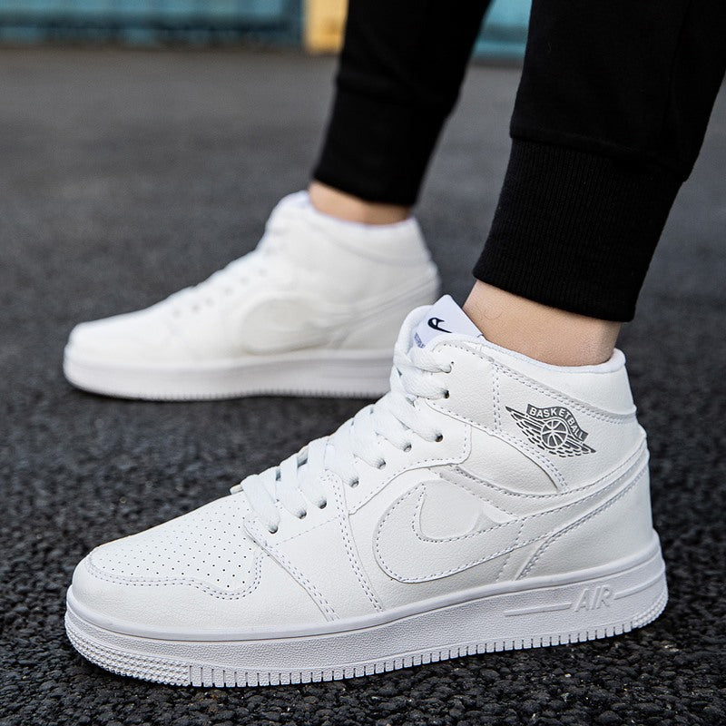 AJ Spring Couple Genuine aj1 Black and White Panda Putian Shoes High-top Air Force One Men's Shoes Basketball Sports Board Shoes Alsy store