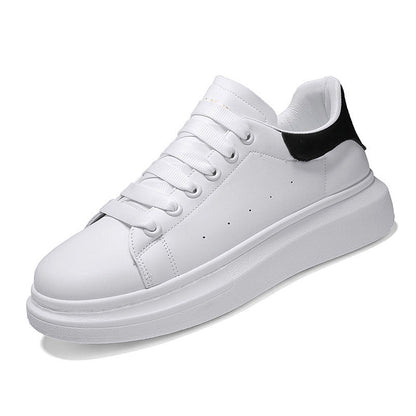 Makun Men's Height Increase Skateboard Shoes Lightweight Korean Style Couple Shoes Men's Sporty Casual Versatile Small White Alsy store