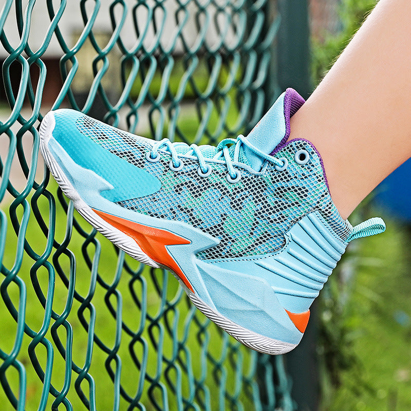 Cross-Border Large Size Youth Sneakers, Outdoor Sports Shoes, Parent-Child Shoes, Student Training Shoes, Men's Shoes, Practical Basketball Shoes for Men Alsy store