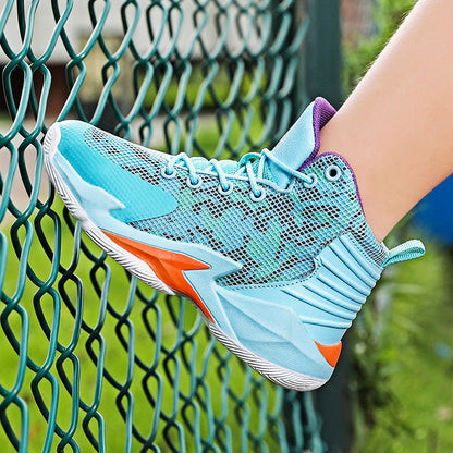 Cross-Border Large Size Youth Sneakers, Outdoor Sports Shoes, Parent-Child Shoes, Student Training Shoes, Men's Shoes, Practical Basketball Shoes for Men Alsy store