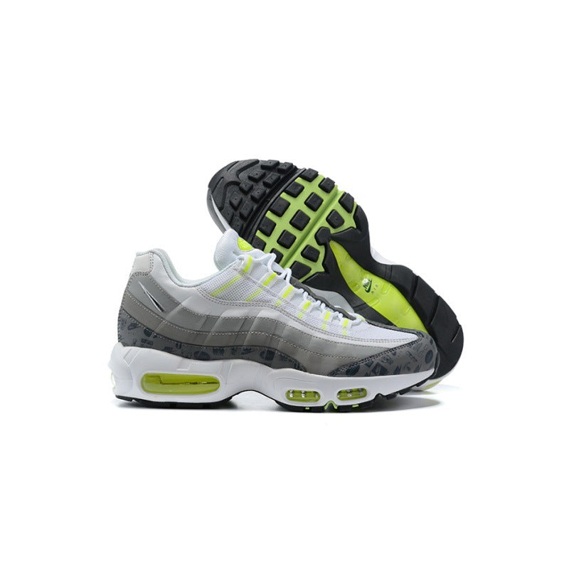 European Cross-Border Air Max95 Men's Shoes Full-Length Air Cushion Running Shoes Cushioning and Heightening Casual Shoes Factory Wholesale Alsy store