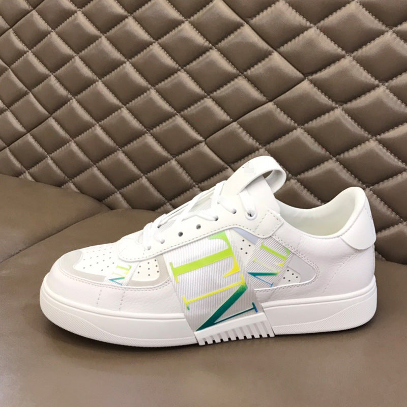 European and American thick-soled casual shoes 2025 new letters fashion height sneaker Joker mesh breathable lightweight cross-border Alsy store