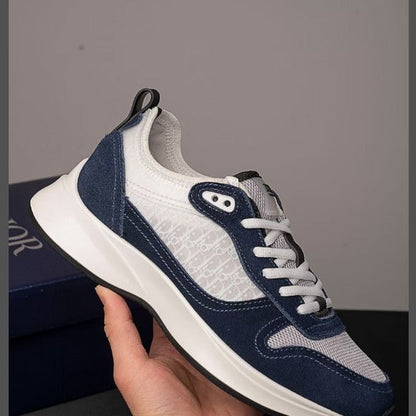 Cross-Border European Station B25 Printed Letter Cd Patchwork Low-Top Breathable Lace-Up Trendy Casual Shoes Trendy Men's Shoes Alsy store