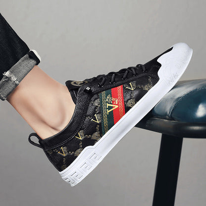 European Station's New Lazy Sneakers Spring and Summer British Men's Shoes Genuine Leather Trendyy Versatile Slip-On Breathable Casual Leather Shoes Alsy store