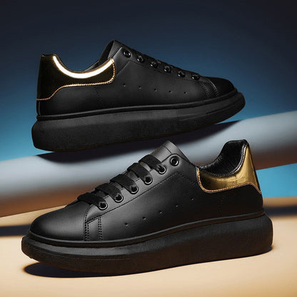 Makun Men's Height Increase Skateboard Shoes Lightweight Korean Style Couple Shoes Men's Sporty Casual Versatile Small White Alsy store