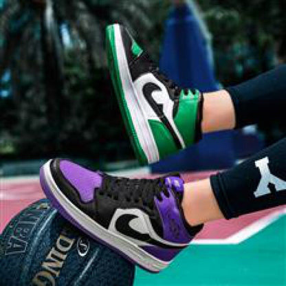 AJ Spring Couple Genuine aj1 Black and White Panda Putian Shoes High-top Air Force One Men's Shoes Basketball Sports Board Shoes Alsy store
