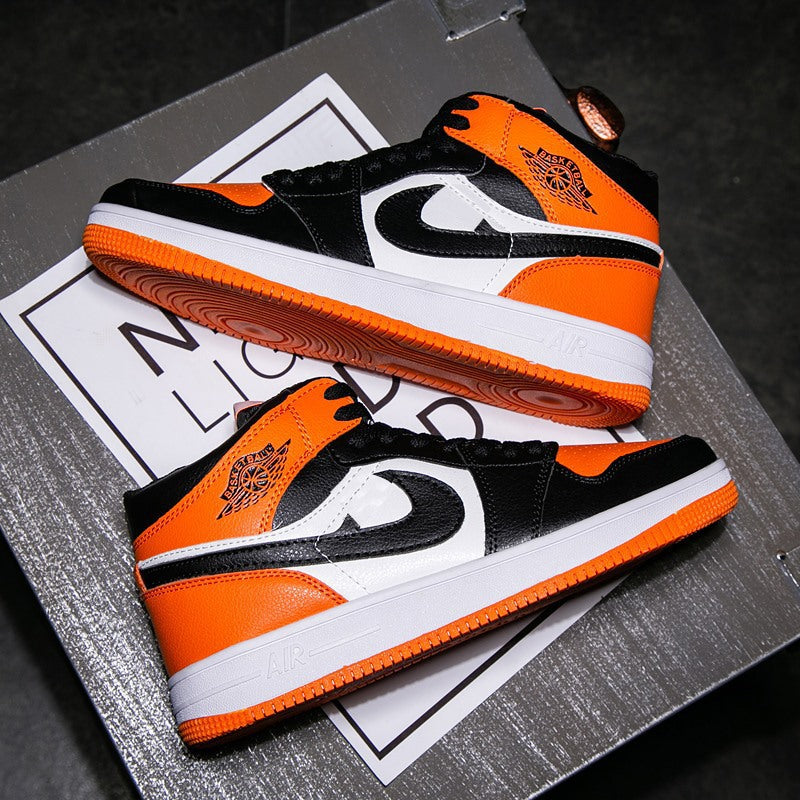 AJ Spring Couple Genuine aj1 Black and White Panda Putian Shoes High-top Air Force One Men's Shoes Basketball Sports Board Shoes Alsy store