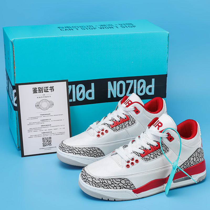 Putian White Cement Men's Shoes Couple aj3 Basketball sneaker Big Paris Electric Mother aj4 Practical Sneakers for Men and Women Alsy store