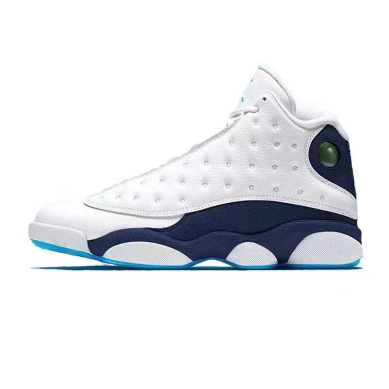 Aj13 Basketball Shoes Black and White Panda Men's Shoes Chinese Navy Blue Obsidian Qiao 13 High-top Sports Pure Original Putian Alsy store