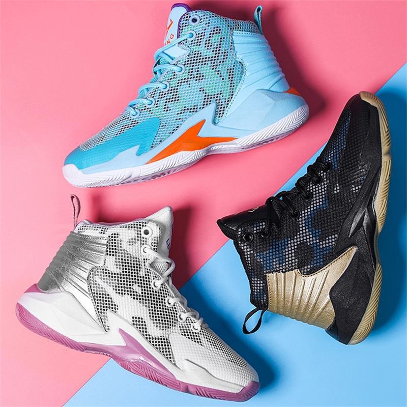 Cross-Border Large Size Youth Sneakers, Outdoor Sports Shoes, Parent-Child Shoes, Student Training Shoes, Men's Shoes, Practical Basketball Shoes for Men Alsy store