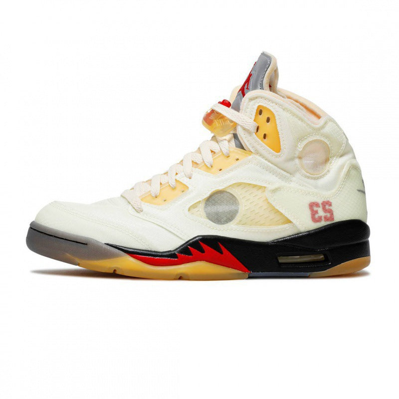 Factory Outlet AJ5 Black and White Cicada Wing Guo Allen Knicks Joe 5 Fresh Prince Sports Basket for Men and Women Alsy store