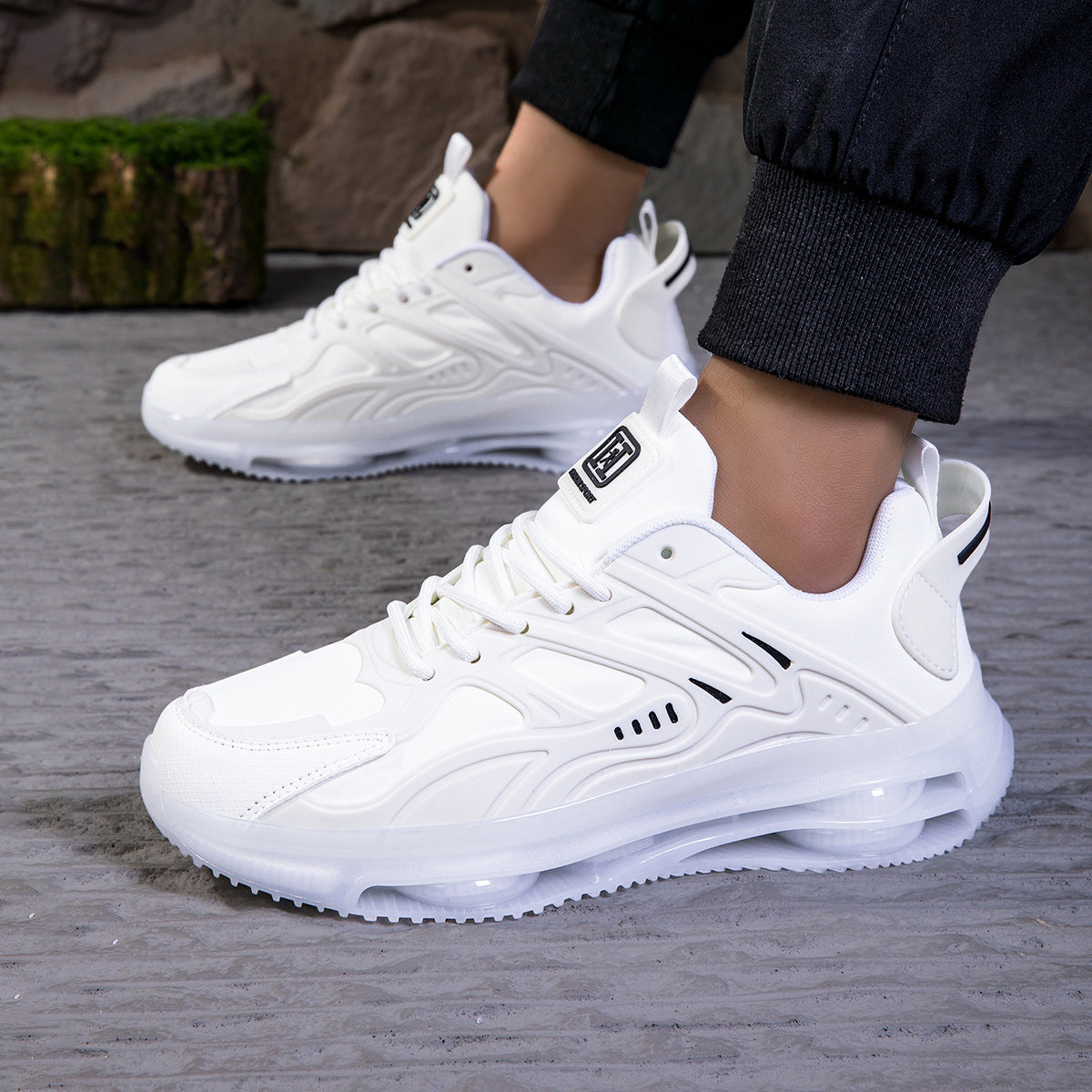 Men's New Fashionable Casual sneaker Soft Bottom Increased Comfortable Interior Non-slip Wear-resistant Shock-absorbing Running Shoes Alsy store