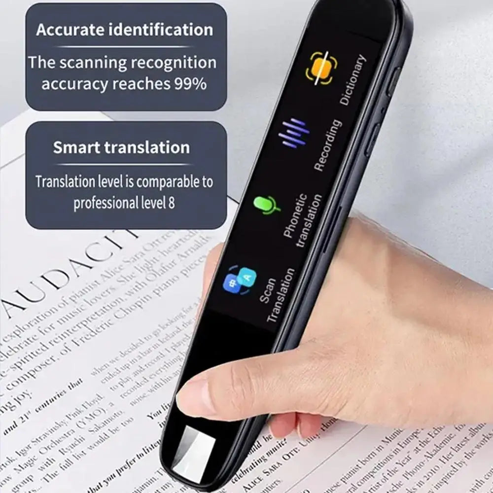 Offline Translation Pen For Teacher Student Dictionary English Intelligent Scanning Point Reading 123 Languages Translator Pen Alsy store