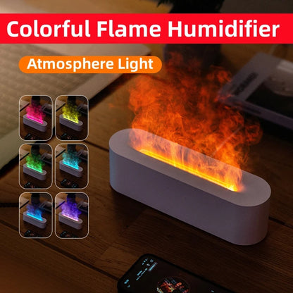 Flame Aroma Diffuser Air Humidifier Ultrasonic Cool