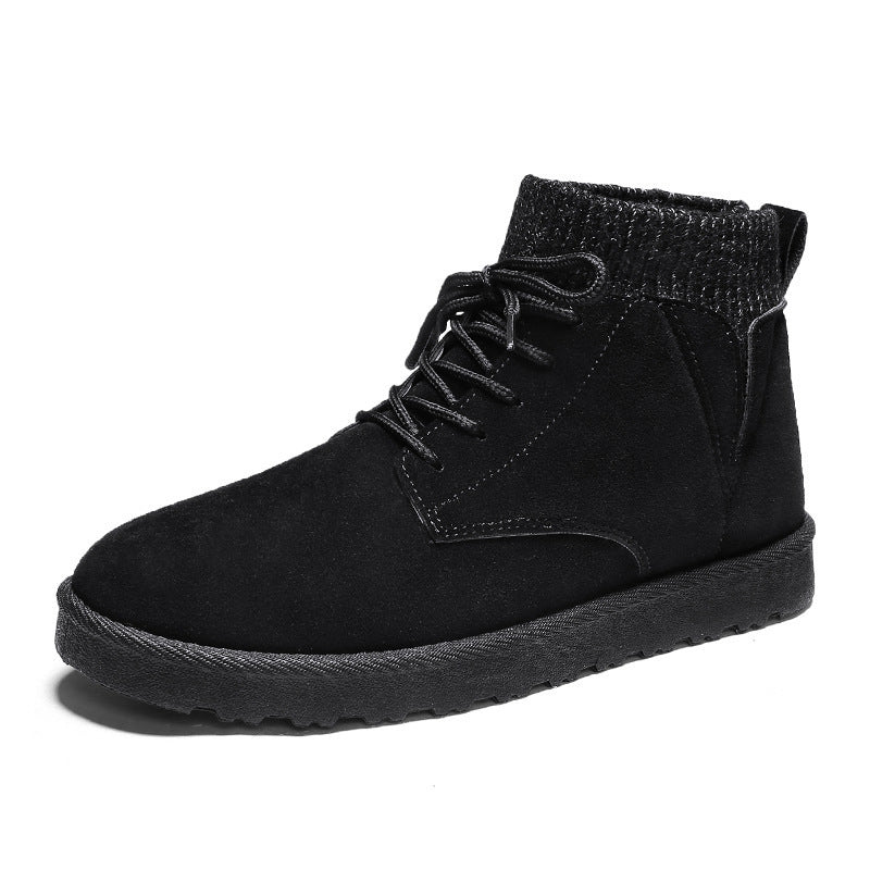 Thickened High-top Bread Men's Shoes Northeast Cotton Shoes Men - Alsy store