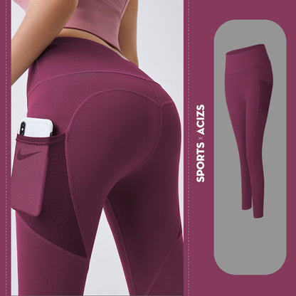 Yoga Pants Women With Pocket Leggings Sport Girl Gym Leggings Women Tummy Control Jogging Tights Female Fitness Pants - Alsy store