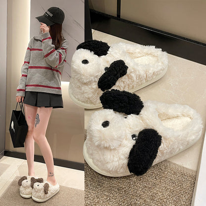 Fashion Home Puppy Cotton Slippers - Alsy store